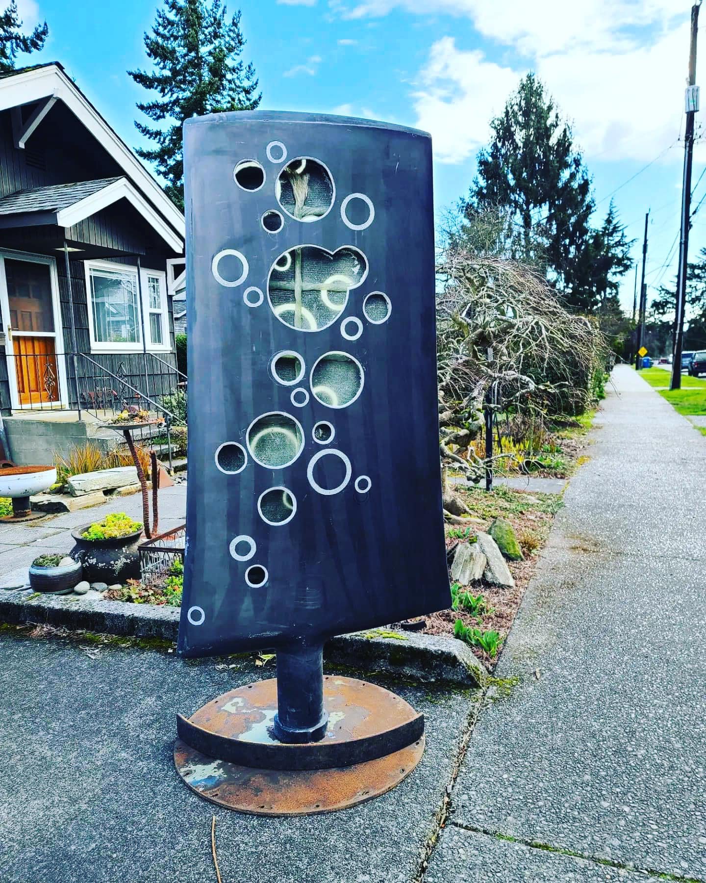 Nuclear blade sculpture in progress