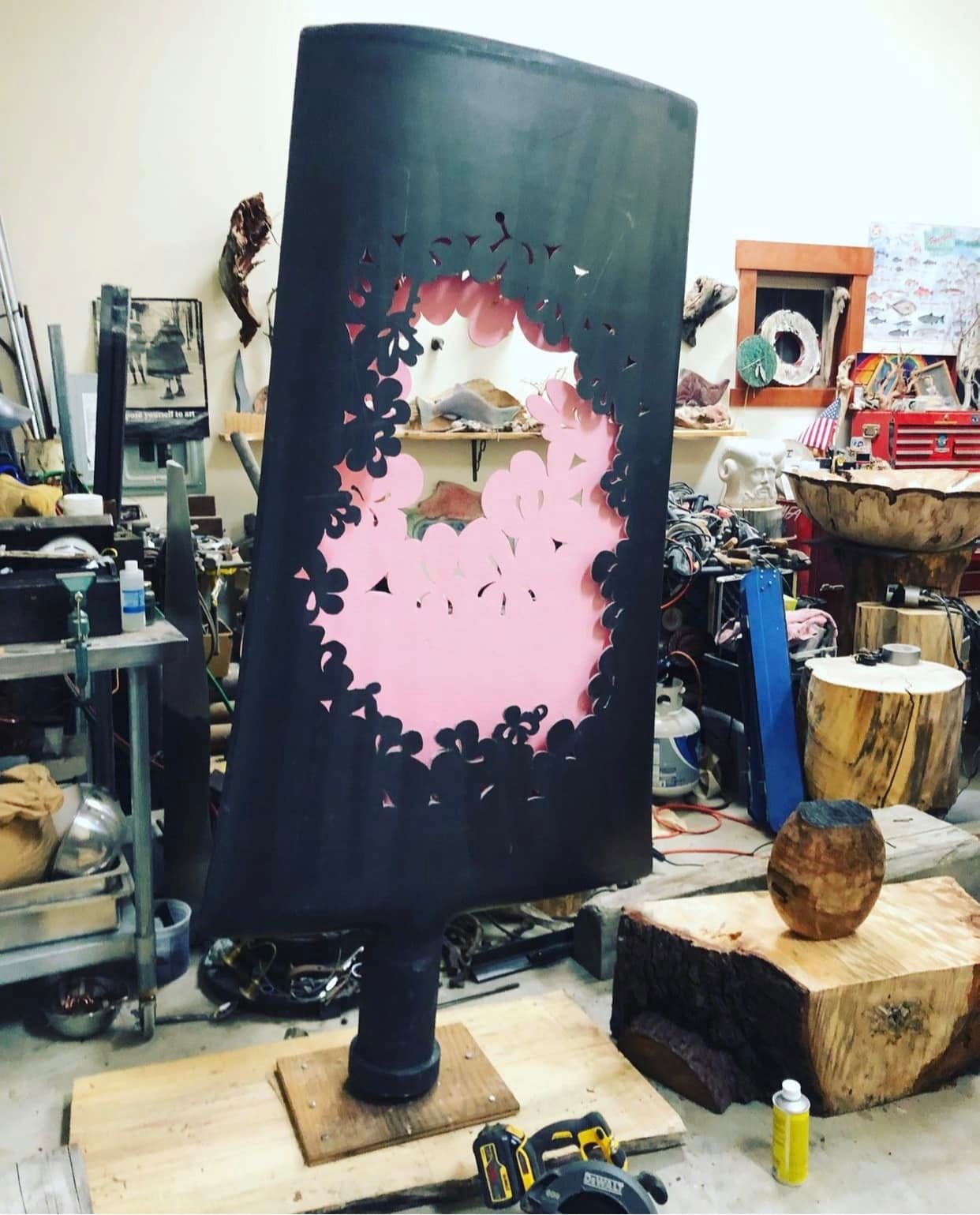 Nuclear fan blade in progress