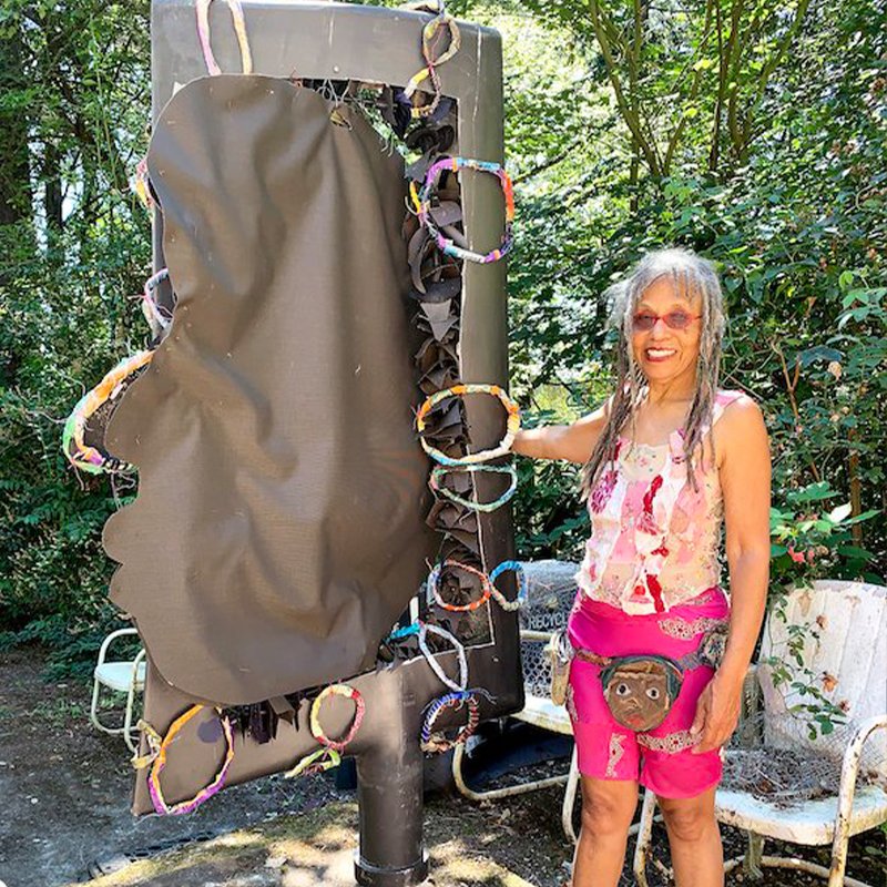 Nuclear sculpture by Marita Dingus