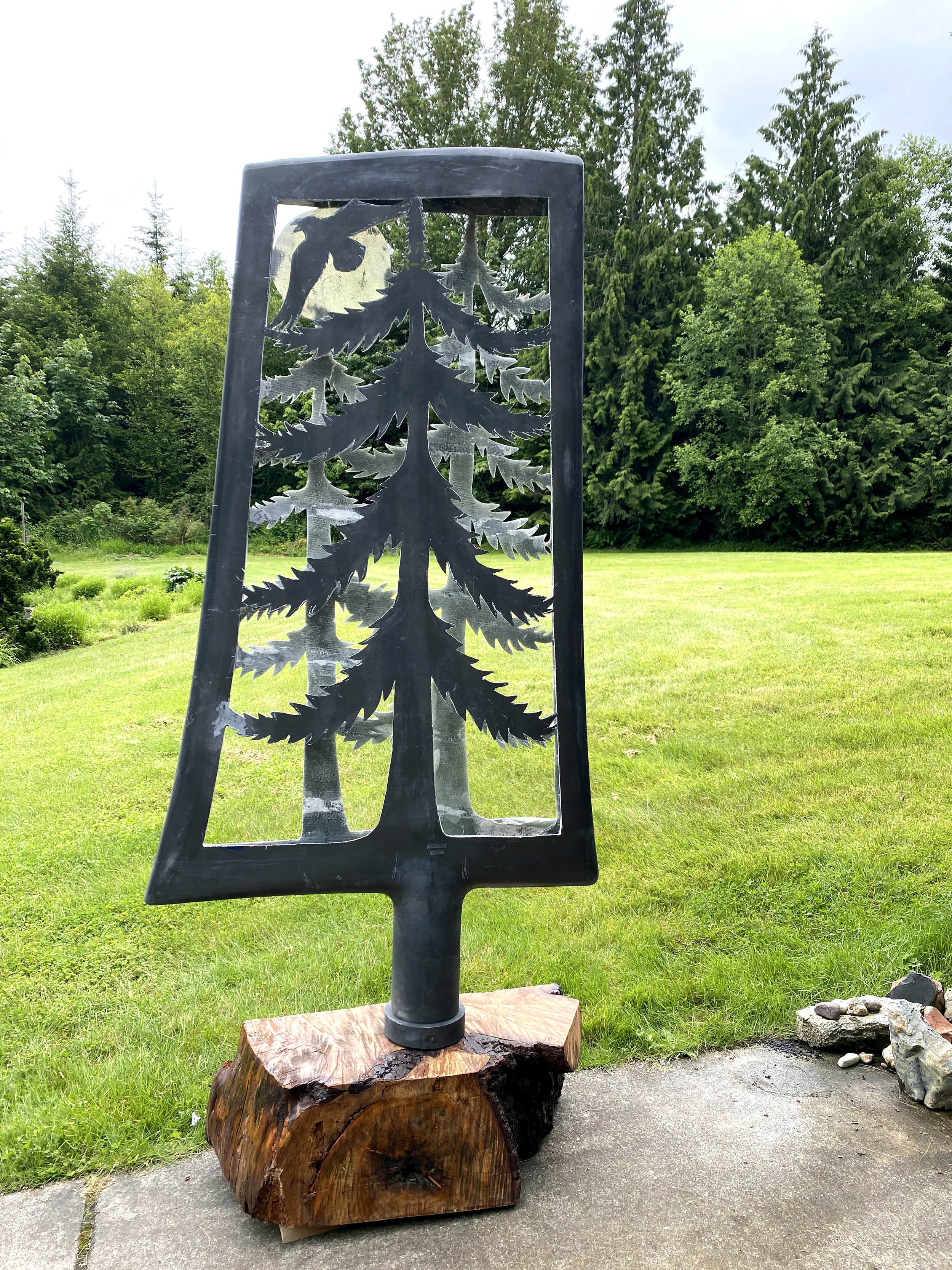 Breathe Deep: Raven Moon nuclear sculpture — People's Choice Award winner